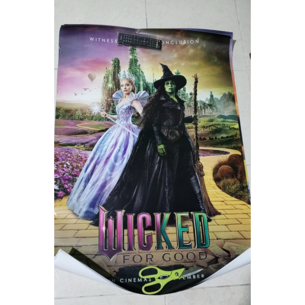 POSTER ORIGINAL MOVIE - FILM WICKED - EX BIOSKOP