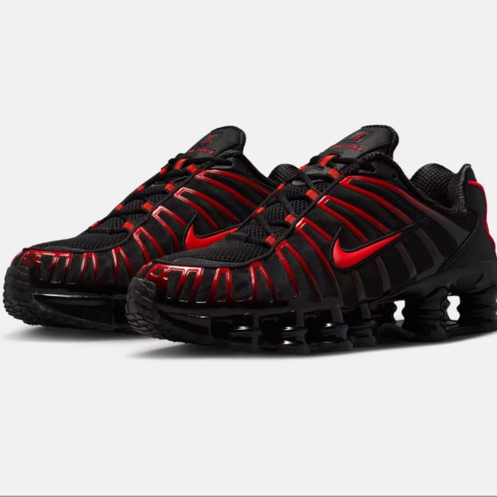 Nike Shox TL Sneakers Shoes Black Red - ORIGINAL