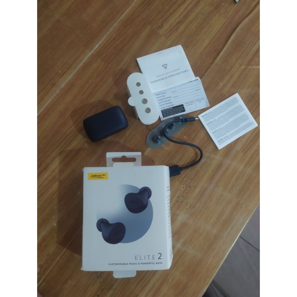 headset bluetooth jabra elite 2 original second like new