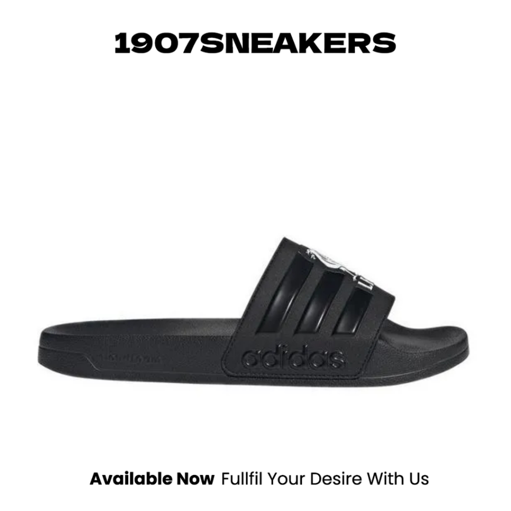Sepatu Sendal Pria Adidas Adilette Shower Liverpool Slides - Black ADIHQ2590