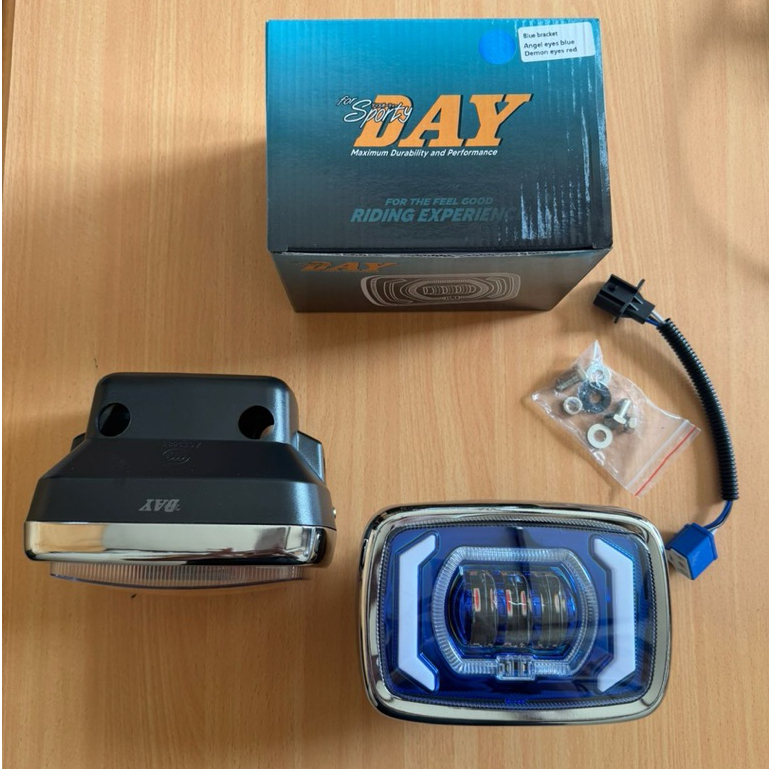 lampu depan daymaker LED win 100 old standart reflektor day LED Honda win lama