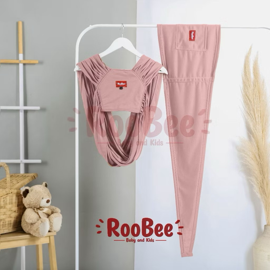 PRELOVED Gendongan Bayi Depan M Shape Kain Panjang Instan Baby Wrap Medium Jumbo 3 in 1 newborn RooB