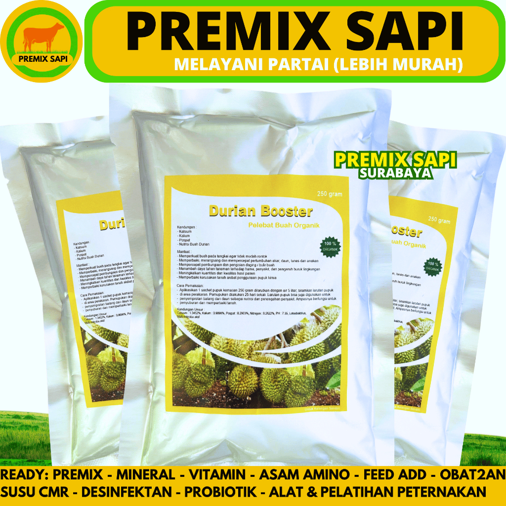 DURIAN BOOSTER 250 gr - Booster Durian 250 gr - Pupuk Durian Booster Original