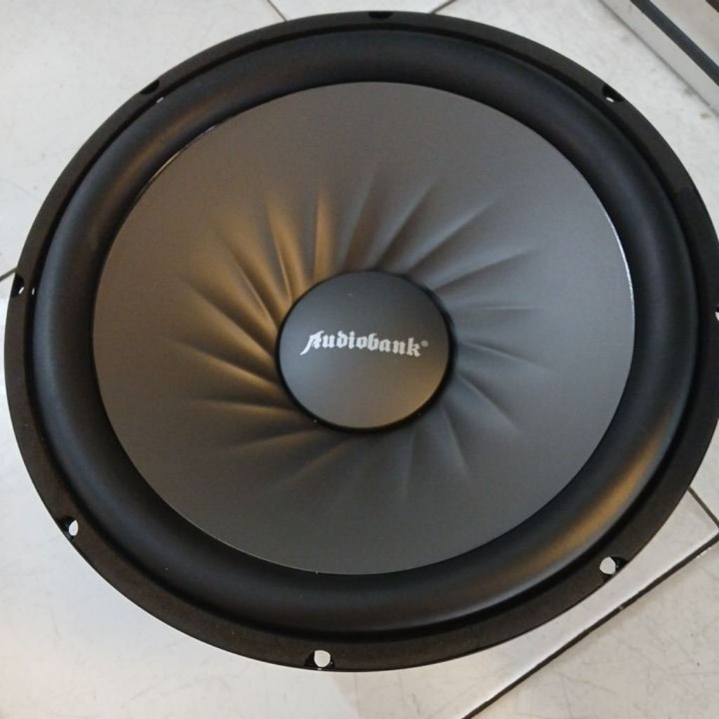 subwoofer 12 inci audiobank double coil