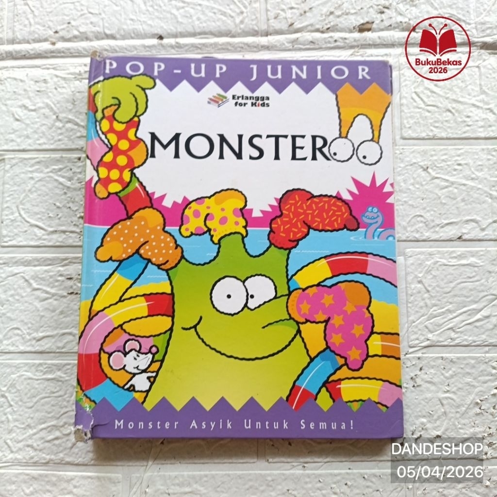 MONSTER - Pop Up Junior - Buku Hardcover Anak Bekas Preloved