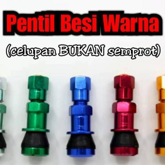 Pentil Stainless Warna  Lebih Bagus Dari Besi Ban Tubeless