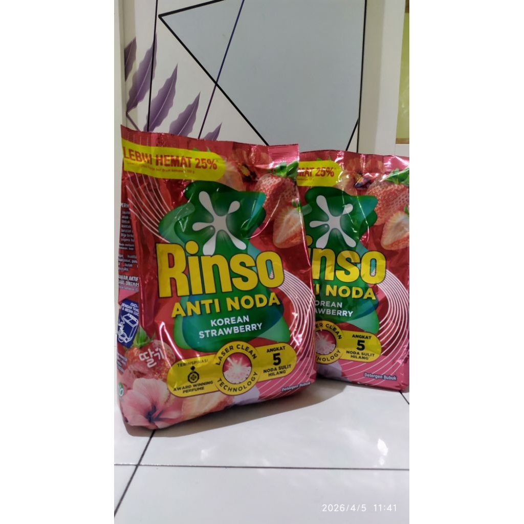 RINSO ANTI NODA 1.4kg & Daia 1.5kg - Deterjen Bubuk
