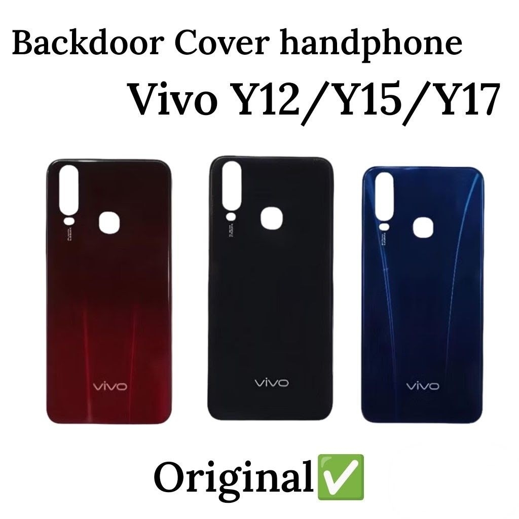 Backdoor Cover hp Vivo Y12/Y15/Y17 tutup belakang hp original