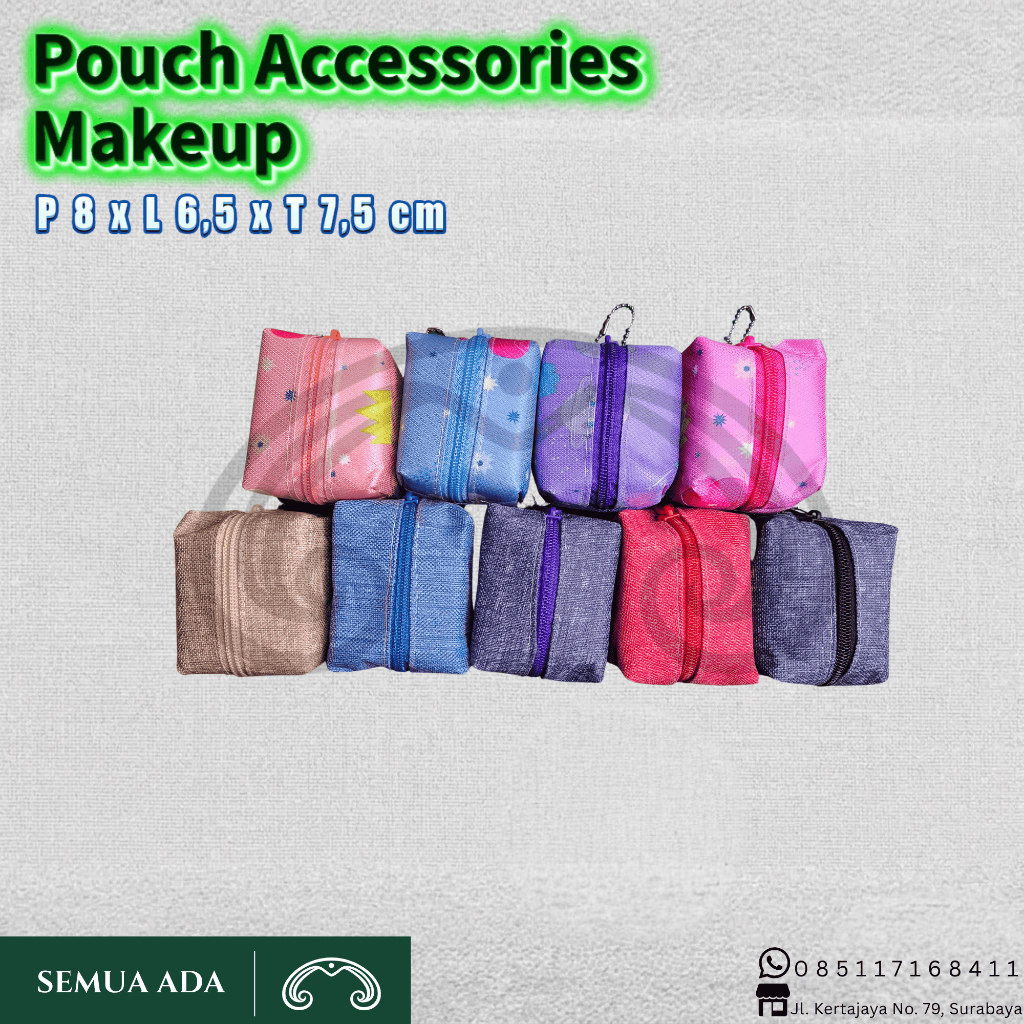 Tas Kosmetik Lucu Mini Pouch Accessories Make Up