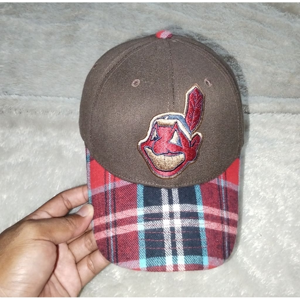 Topi MLB Indian Size 56 - 57cm Builup Second