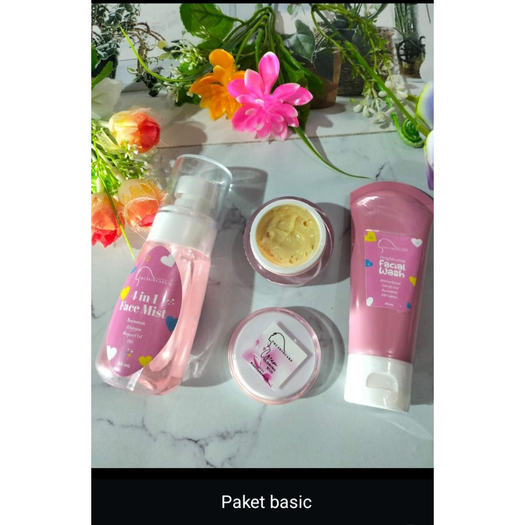 Trc Skincare Paket Basic Facemist Toner cream dosting