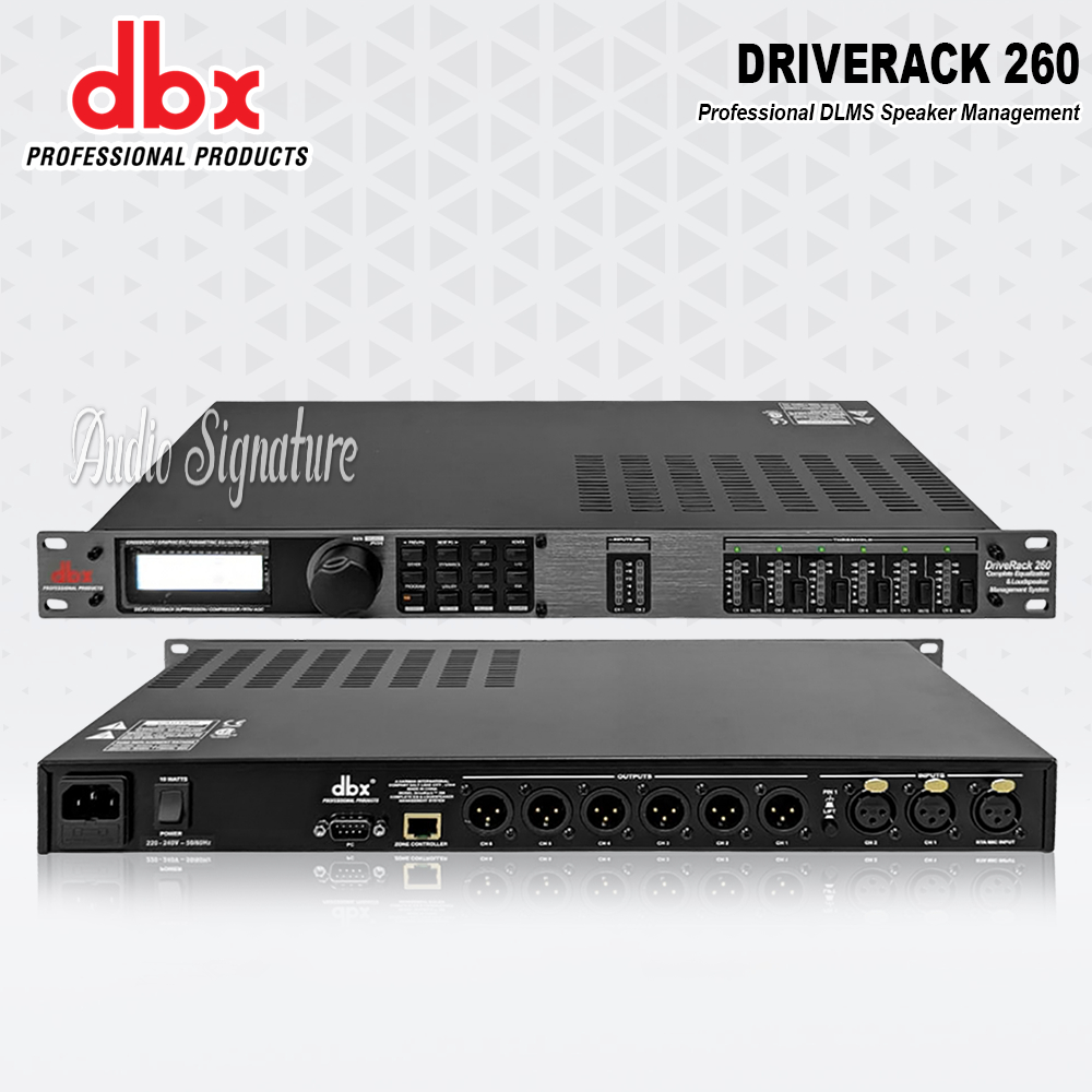 DLMS Speaker Management DBX DRIVERACK | DRIVER RACK 260 Original