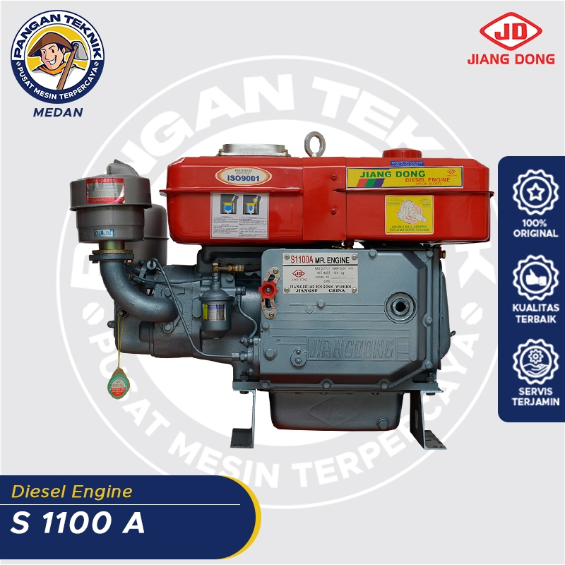 MESIN DIESEL JIANG DONG | S1100A | MESIN DIESEL 16 PK