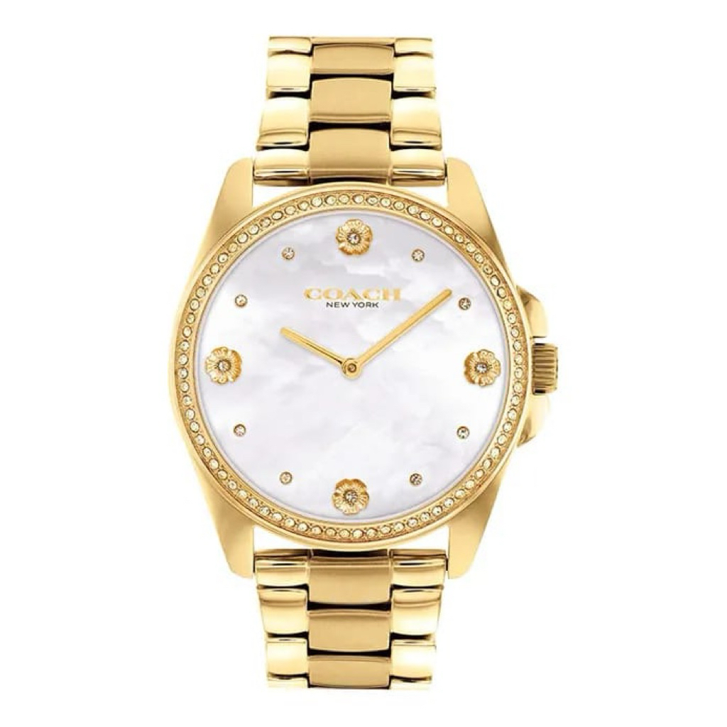 Jam Tangan Wanita Coach Flower Stainless