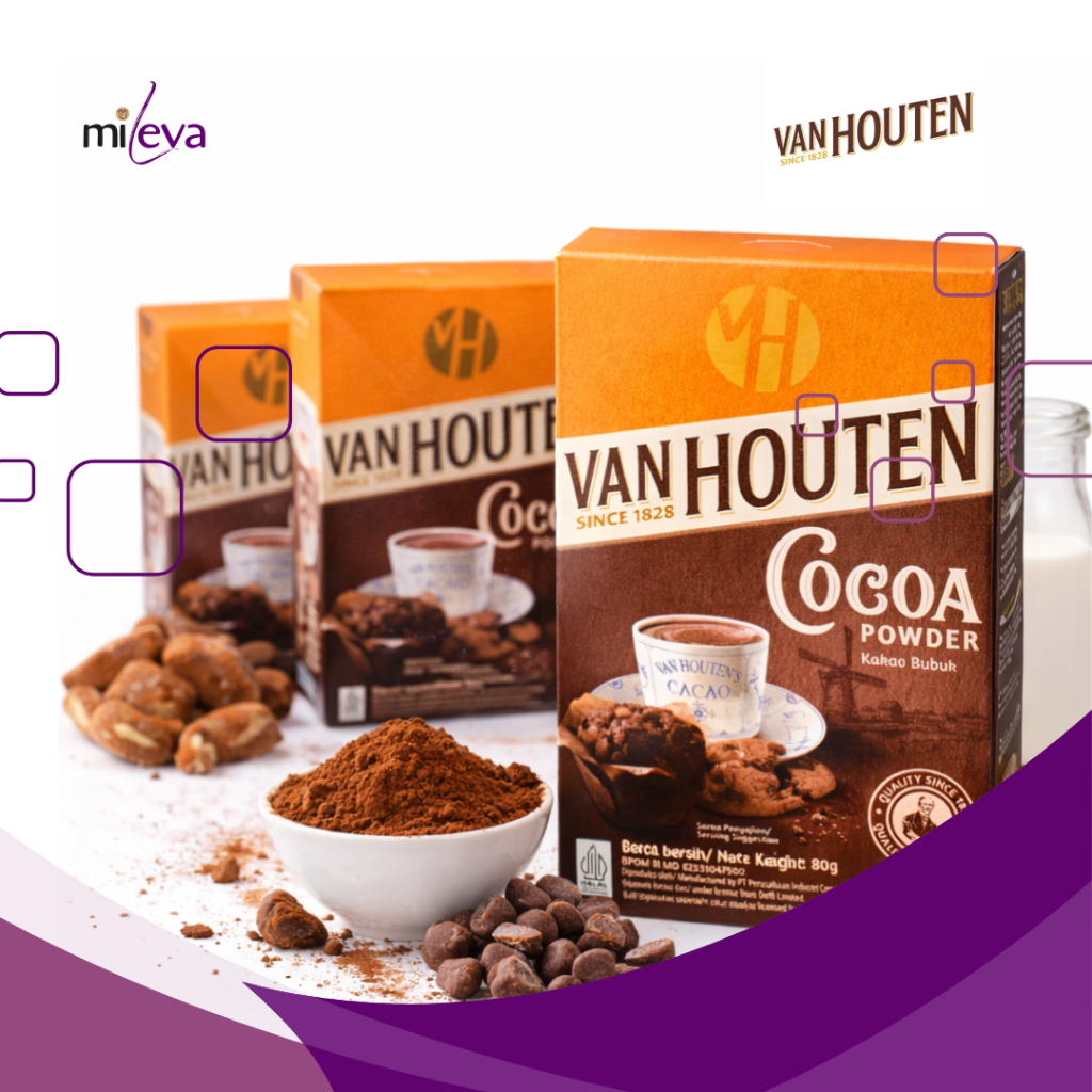 Bubuk Coklat Van Houten - Van Houten Cocoa Powder