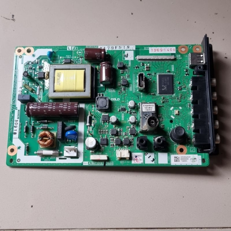 Mesin TV MB TV Motherboard TV LED Sharp Aquos 24 inch (LC-24LE170I) Original Cabutan normal Cabutan 