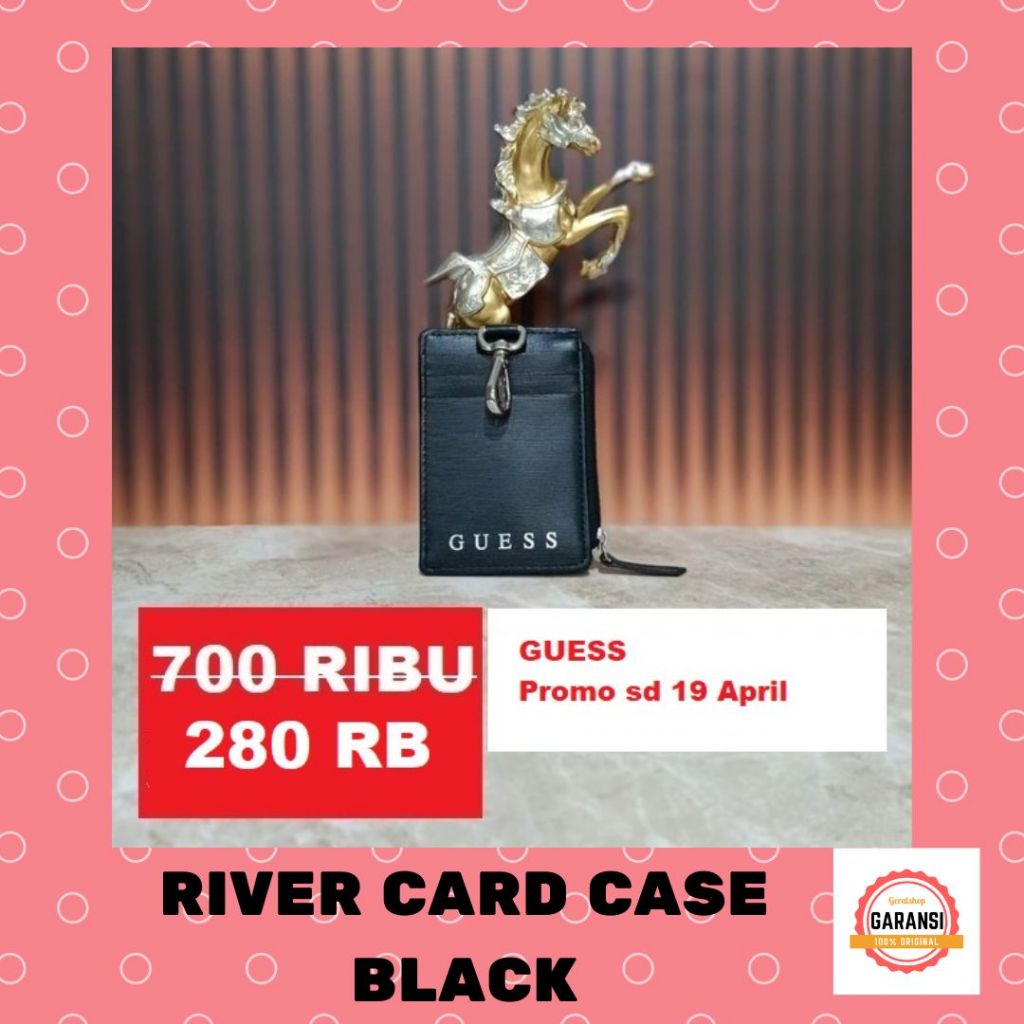Dompet Guess seri RIVER CARD CASE  wallet sale original store