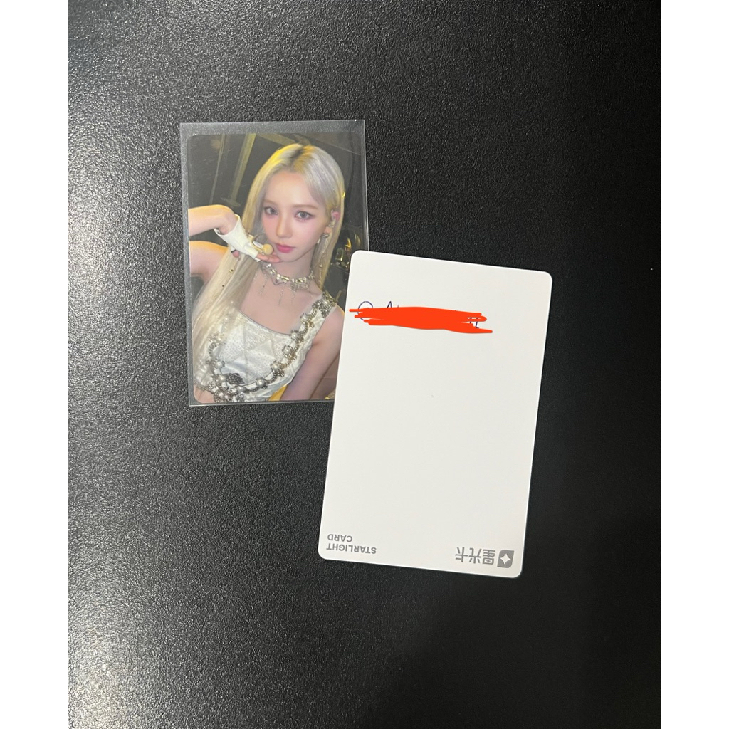 Aespa Karina photocard official blonde era