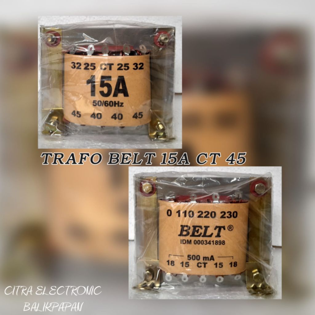 TRAFO BELT 15A CT 45