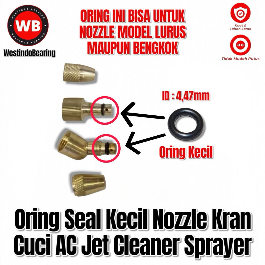 Oring Seal Kecil Nozzle Kran Cuci AC Jet Cleaner Sprayer O ring Nosel Nozel