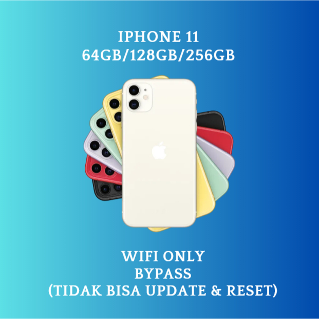 HP IPHONE 11 WIFI ONLY 64GB/128GB/256GB Bekas Second Original Mulus Fullset Game/Live/Merekam Video