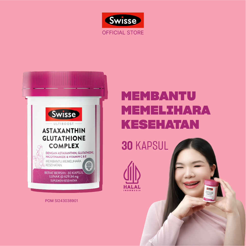 [SPECIAL YANJOGANI] Swisse Ultiboost Astaxanthin Glutathione Complex
