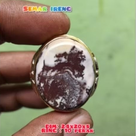 BATU AKIK MOTIF SEMAR MESEM IRENG