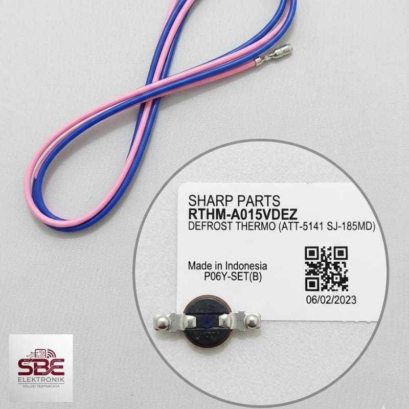 ORIGINAL Timer Bimetal Fuse dingin kulkas 2 pintu Sharp
