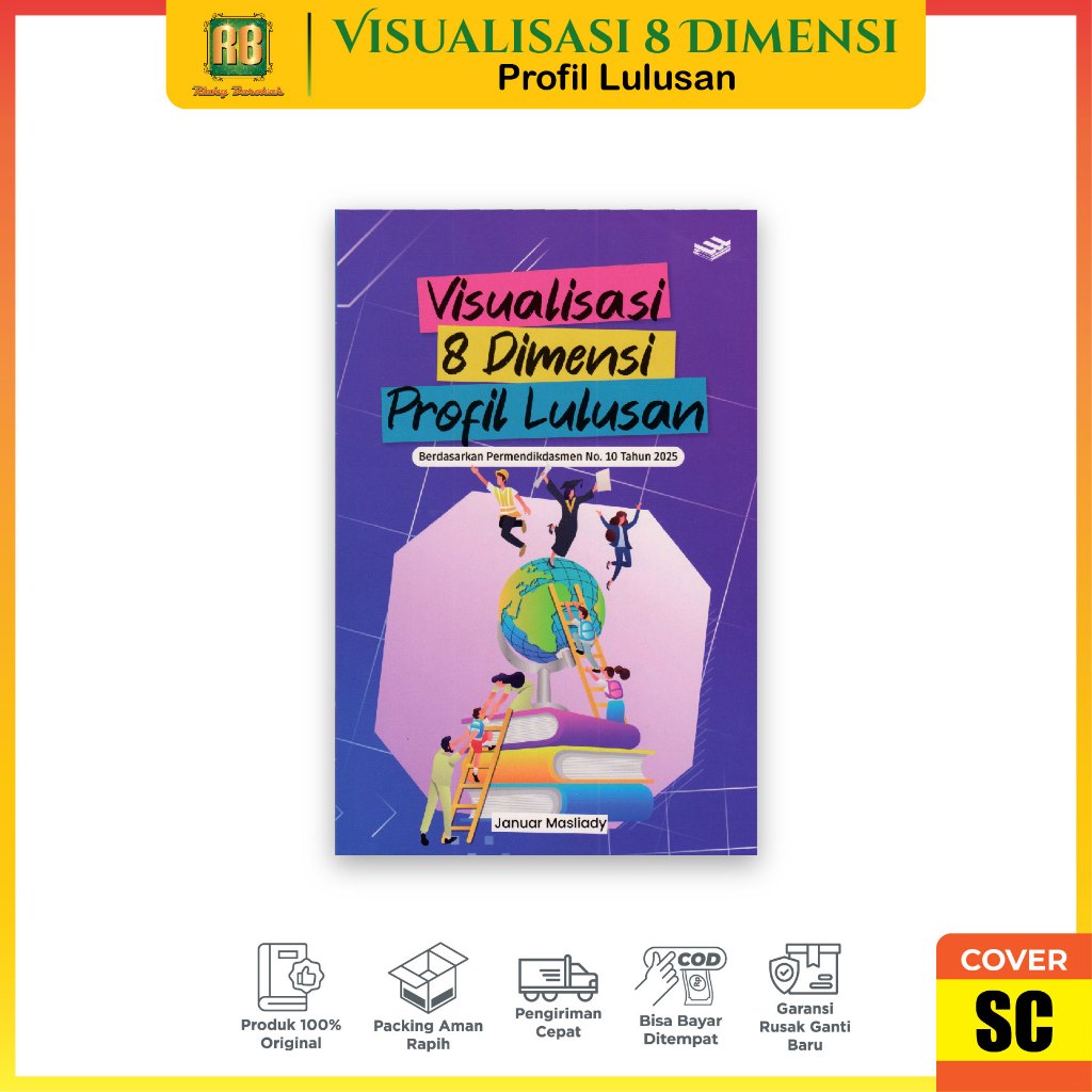 Visualisasi 8 Dimensi Profil Lulusan Erlangga Buku Pendidikan Kurikulum Merdeka Original