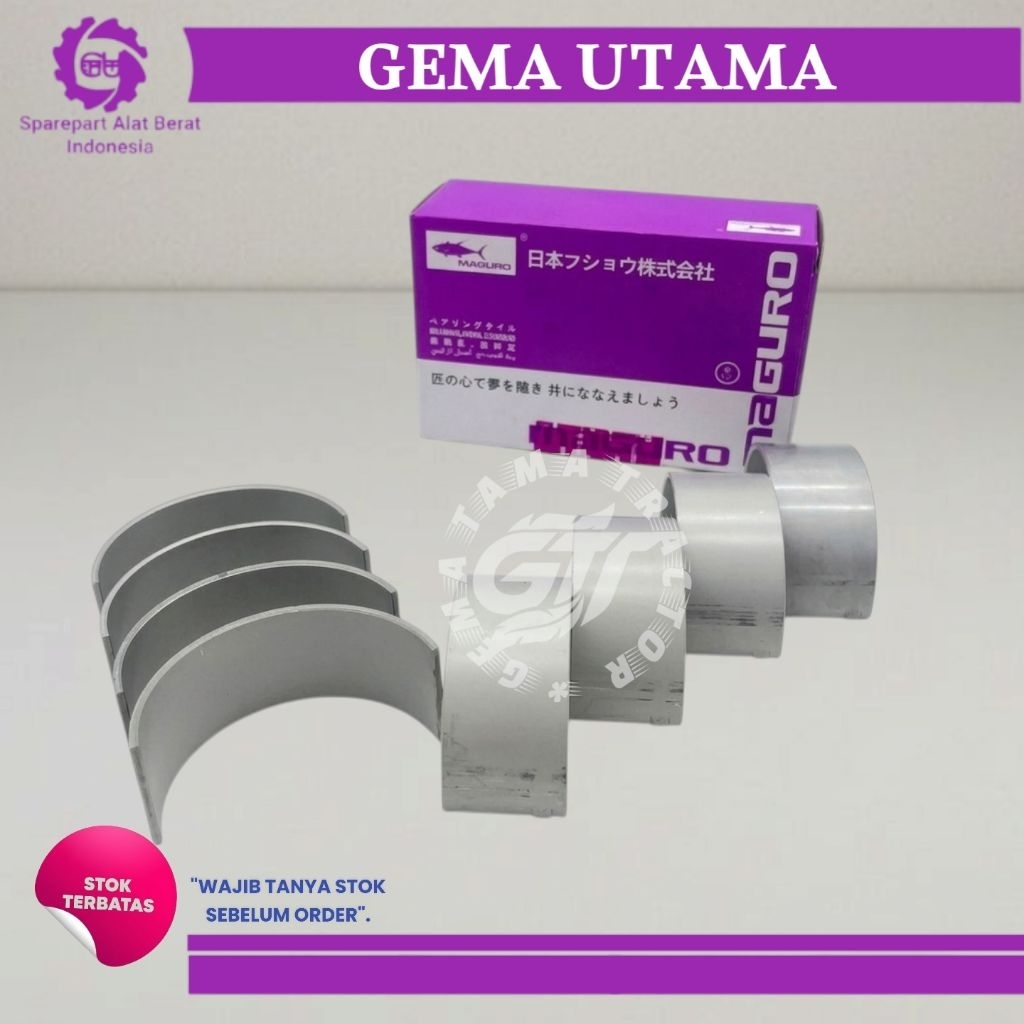 MAGURO - Conrod Bearing 4D102, SA4D102E-1 STD / Metal Jalan 4D102, D31E-20 6732-31-3410 6732-31-3411