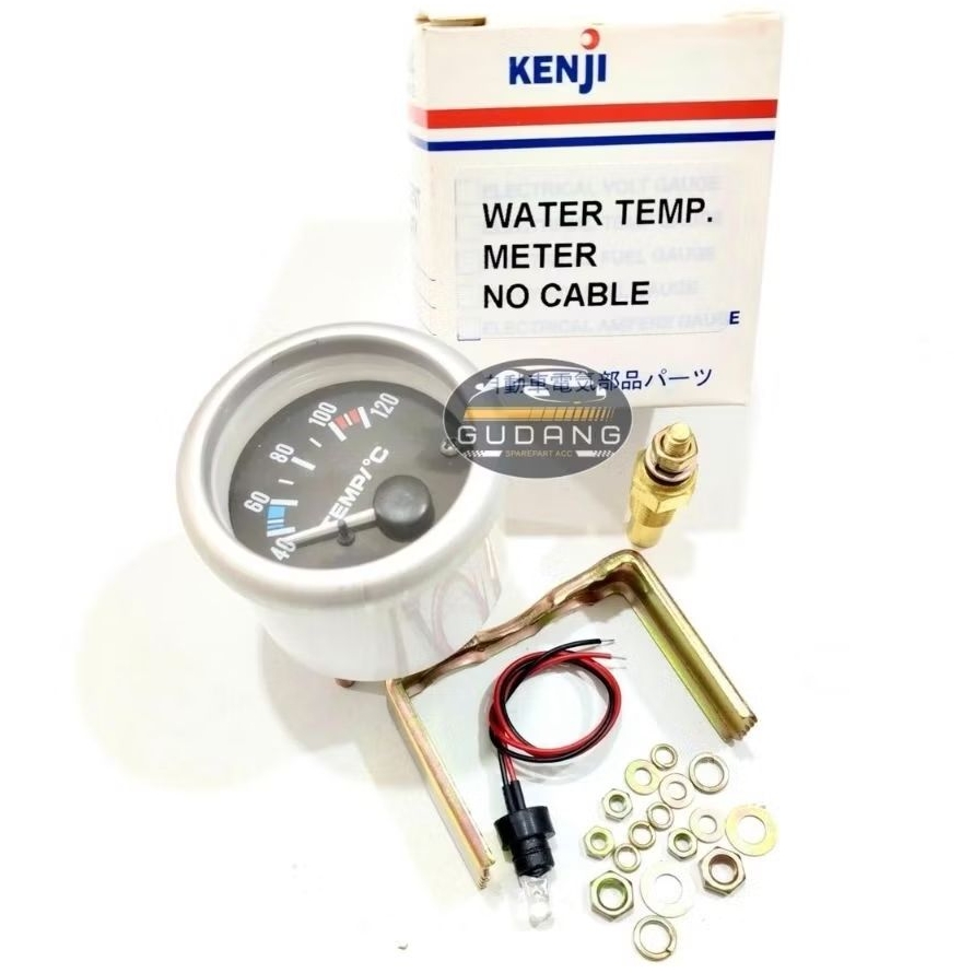 Meter Ampere Panas / No Kabel / Ampere Meter Temperatur Suhu Air Untuk Mobil & Mesin Universal