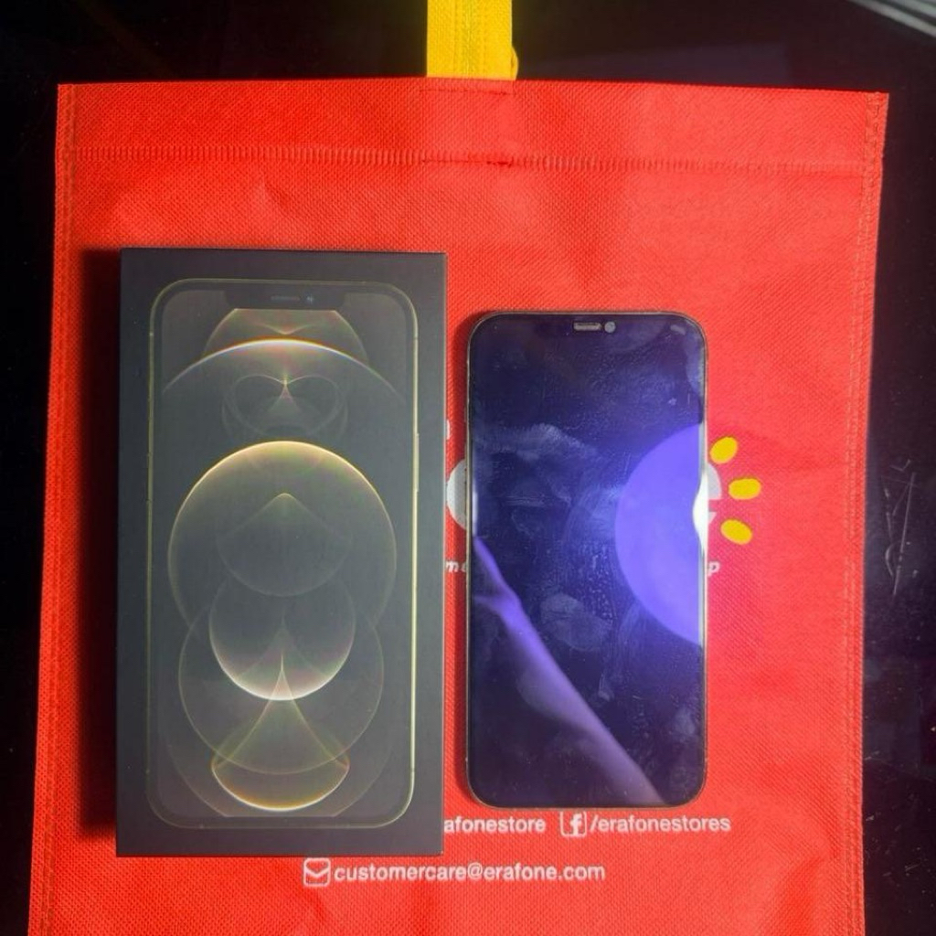iPhone 12 Pro Max 256GB Gold | Mulus 9/10 | Resmi Erafone | Pemakaian Pribadi | Second