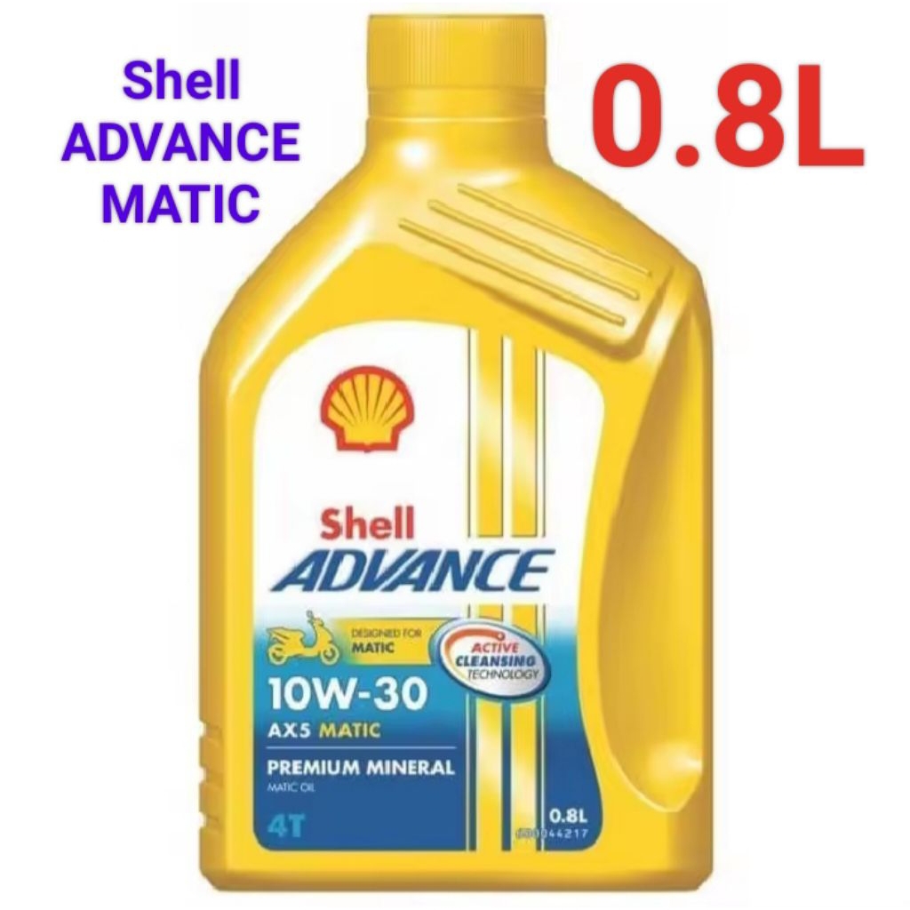 Oli motor metic 0.8L shell advance premium mineral
