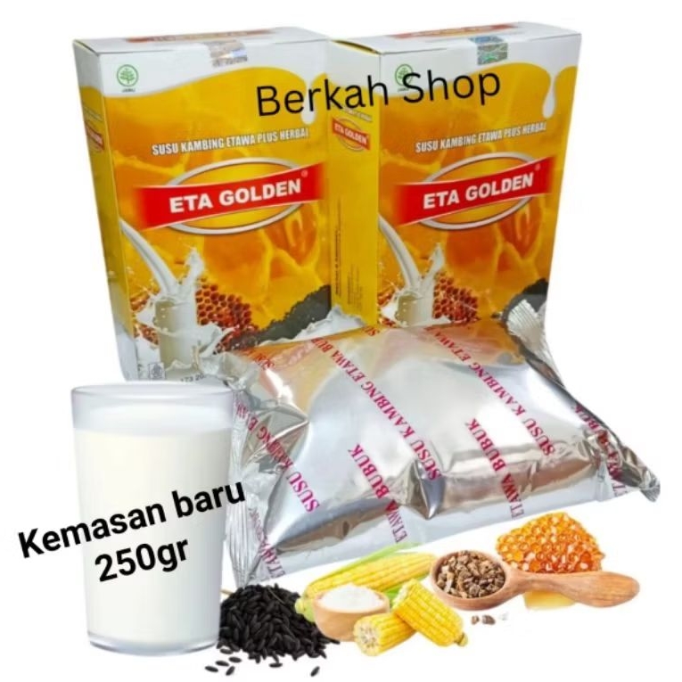 susu kambing plus herbal 250 grm ETA GOLDEN