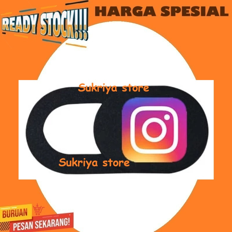Pelindung Penutup Kamera Cover Icon App Aplikasi Custom Anti Gores Laptop HP Tablet Tutup Lensa Cam