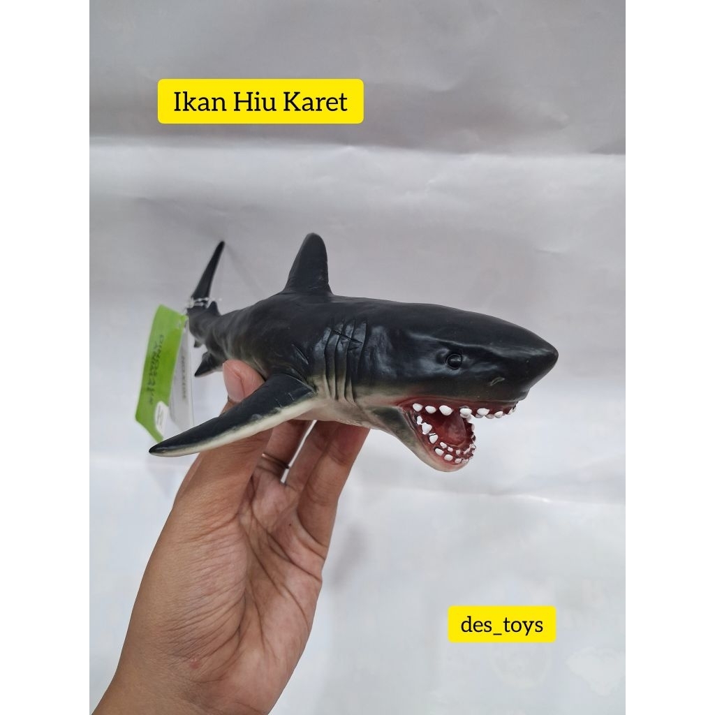 NEW MAINAN ANAK FIGURE IKAN HIU PAUS KARET / REPLIKA IKAN HIU PAUS