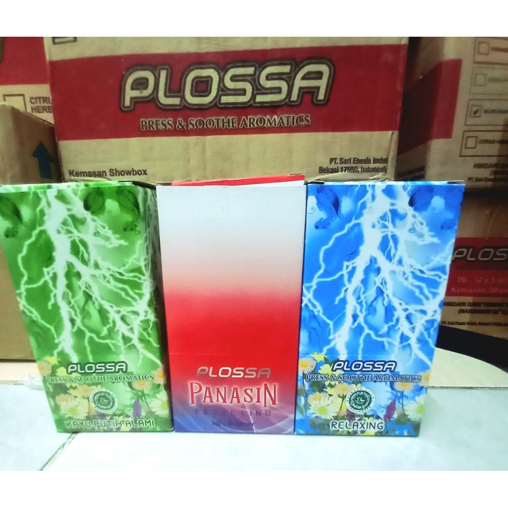 Plossa minyak angin roll on aromatic 1box isi 6