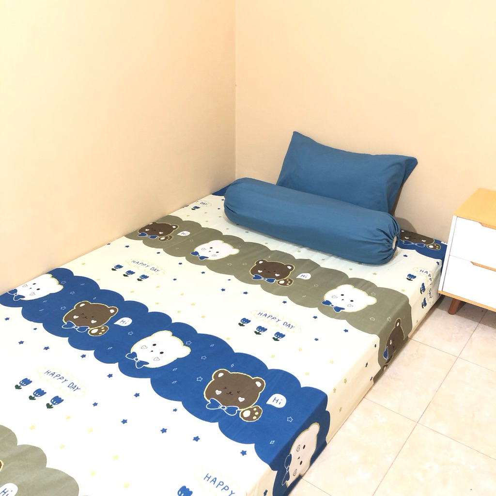 [COD] SPREI MOTIF KARAKTER HOME MADE Moonstar 160x200 180x200 120x200 Roket Tayo Doraemon