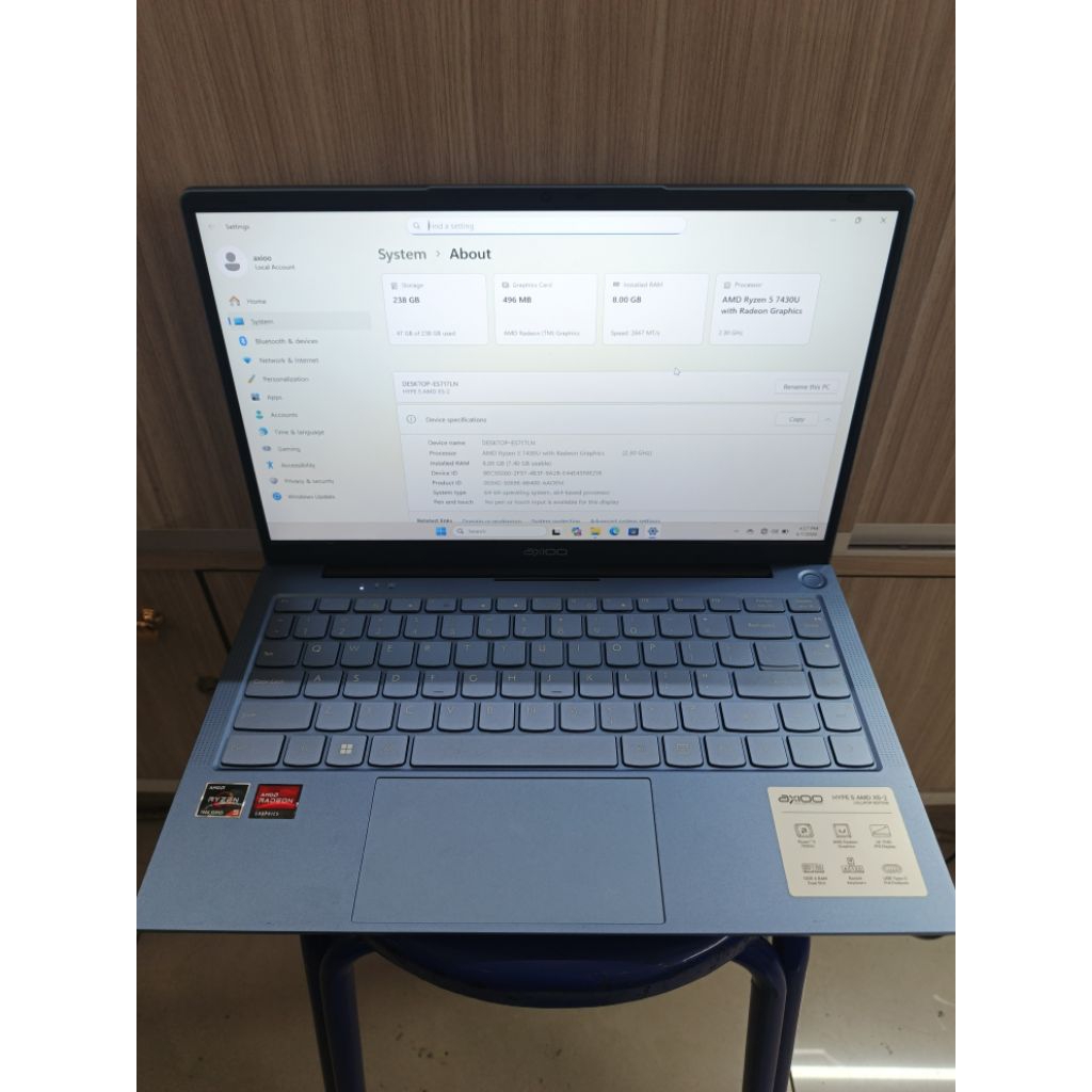 AXIOO HYPE 5 X5 RYZEN 5 7000 SERIES