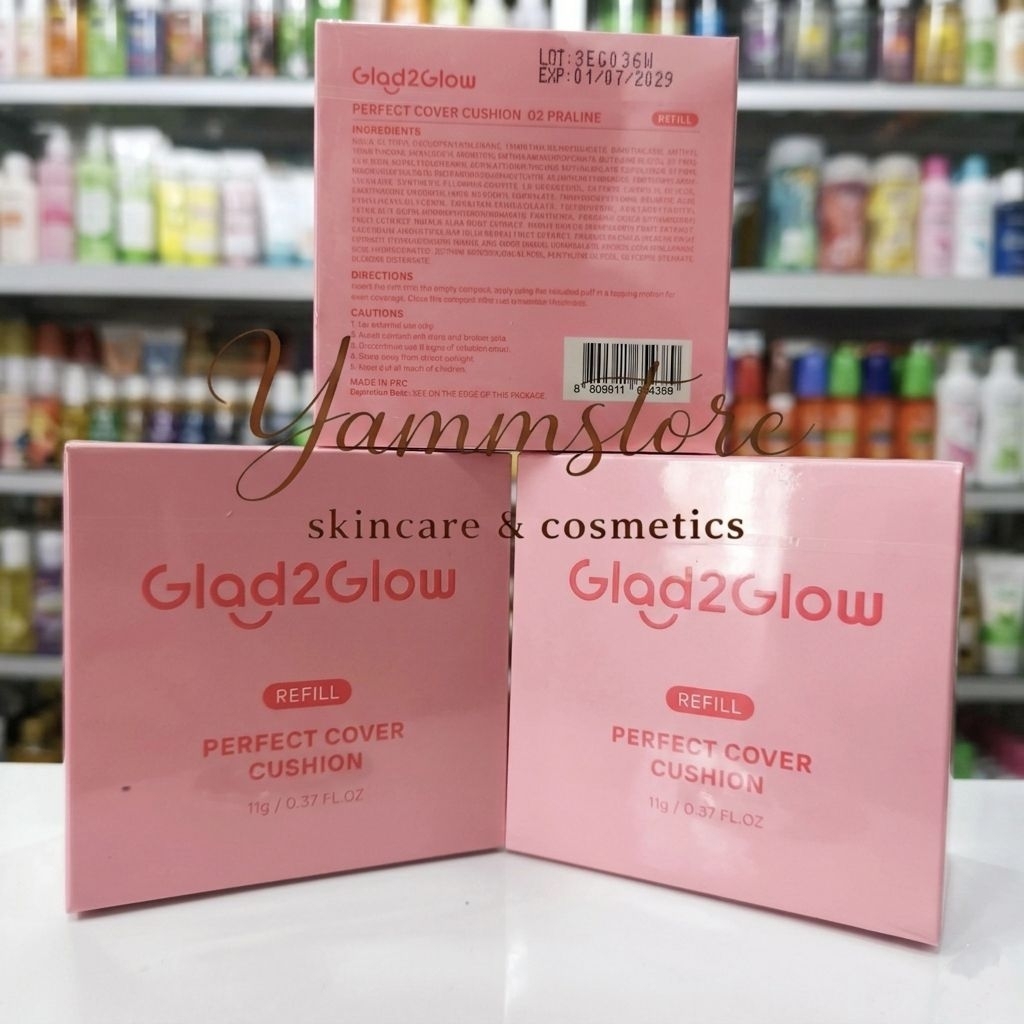 Glad2glow perfect Cover Cushion refill 02 praline | Glad2glow Cushion Refill | Glad2glow Cushion Pra