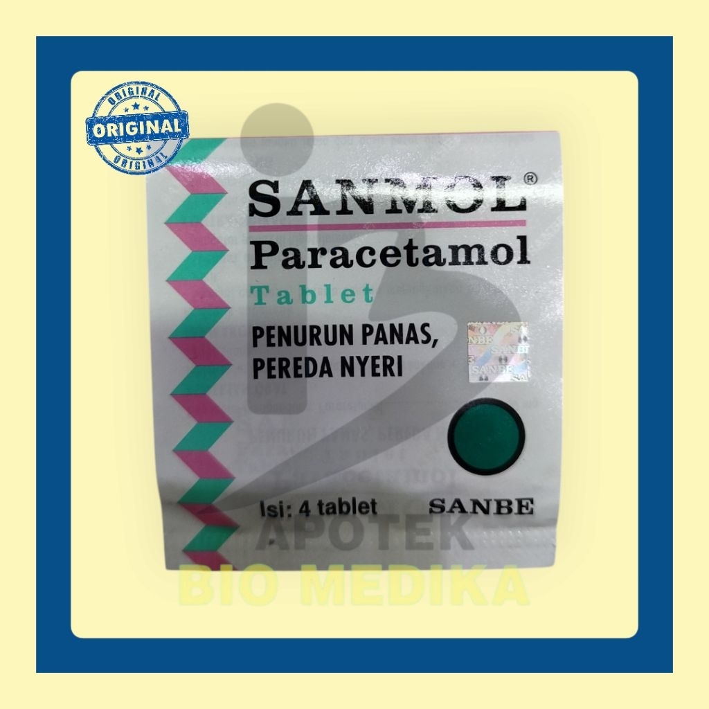 SANMOL TABLET OBAT WARUNG ECER MURAH