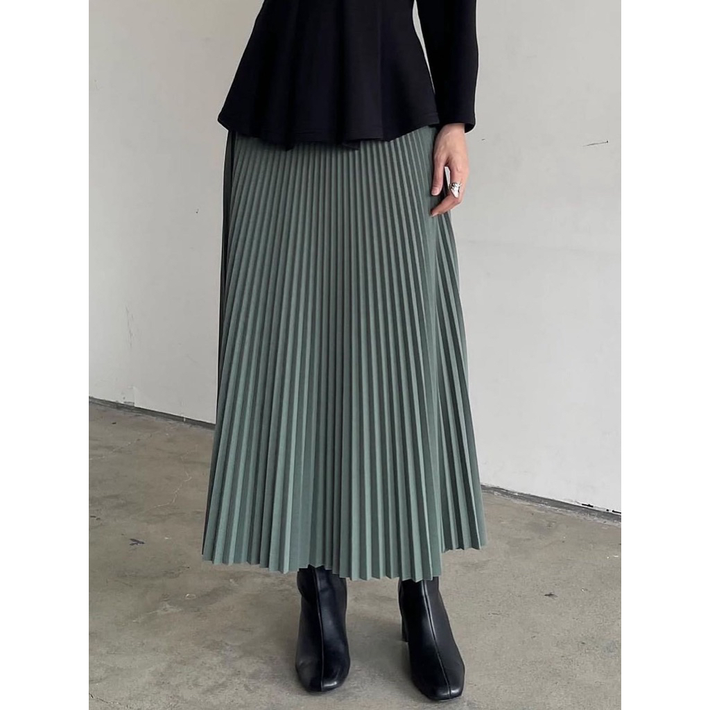 saba sunray skirt sage dark