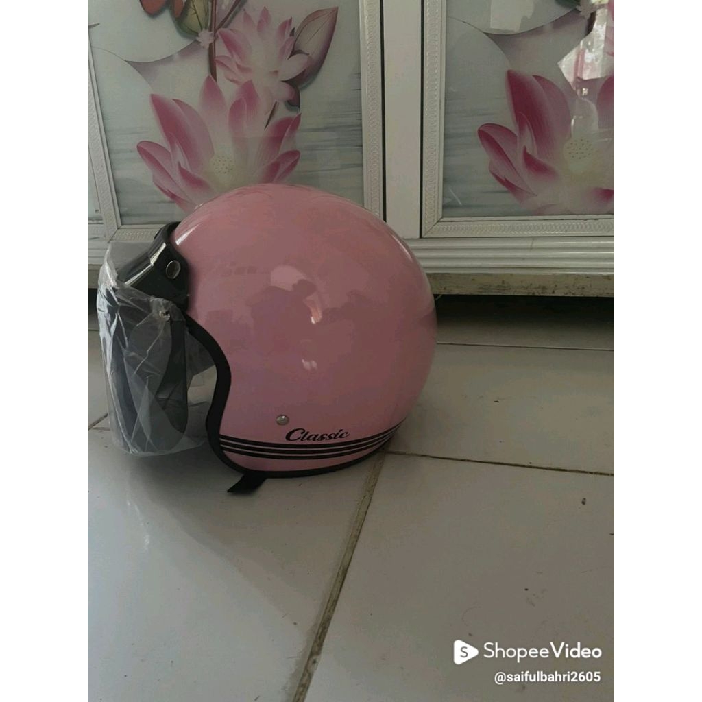 Helm Dewasa Bogo Classic kaca cembung