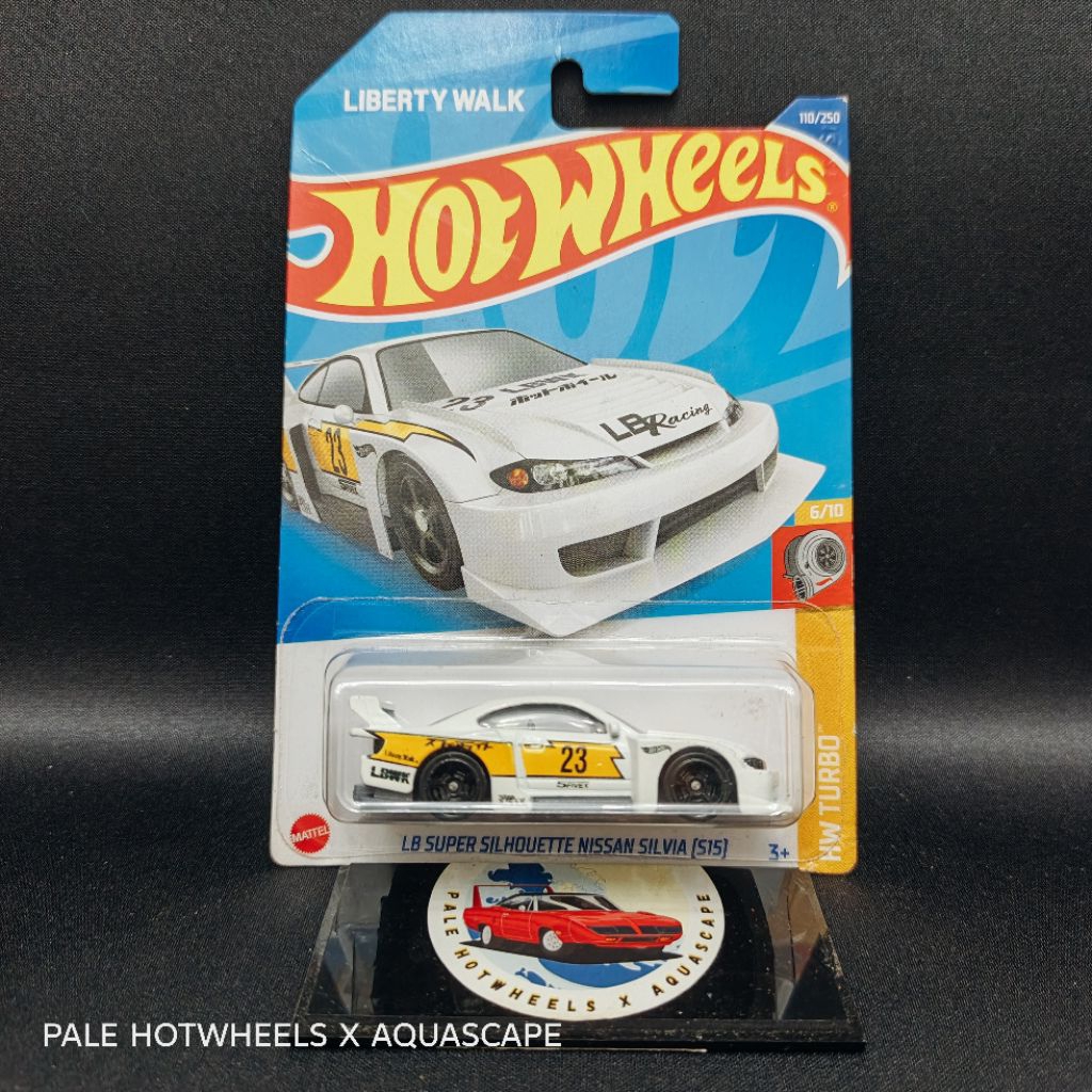 HOTWHEELS LBWK LB SUPER SILHOUETTE NISSAN SILVIA S15 white