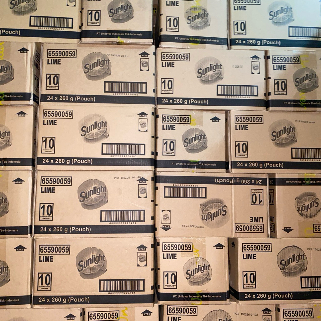 Sunlight 5000 Sabun Cuci Piring 1 Dus isi 24 Pcs