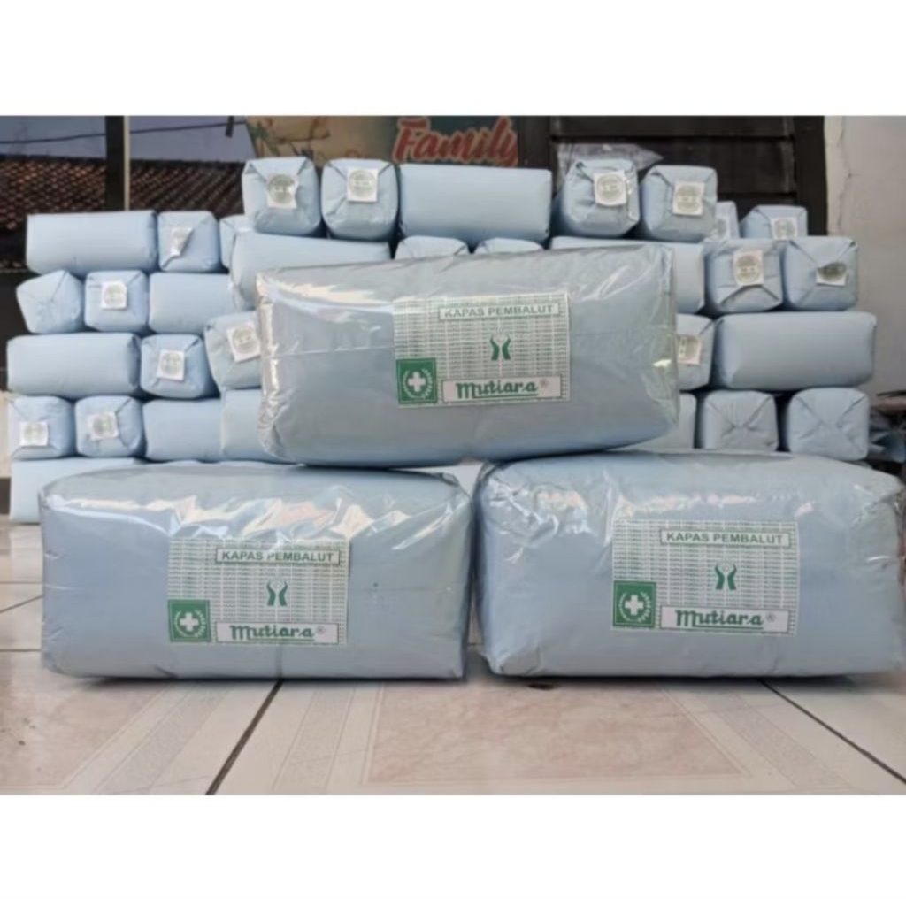 Kapas pemabalut / kapas jenazah / kapas medis, kapas serbaguna (500g)