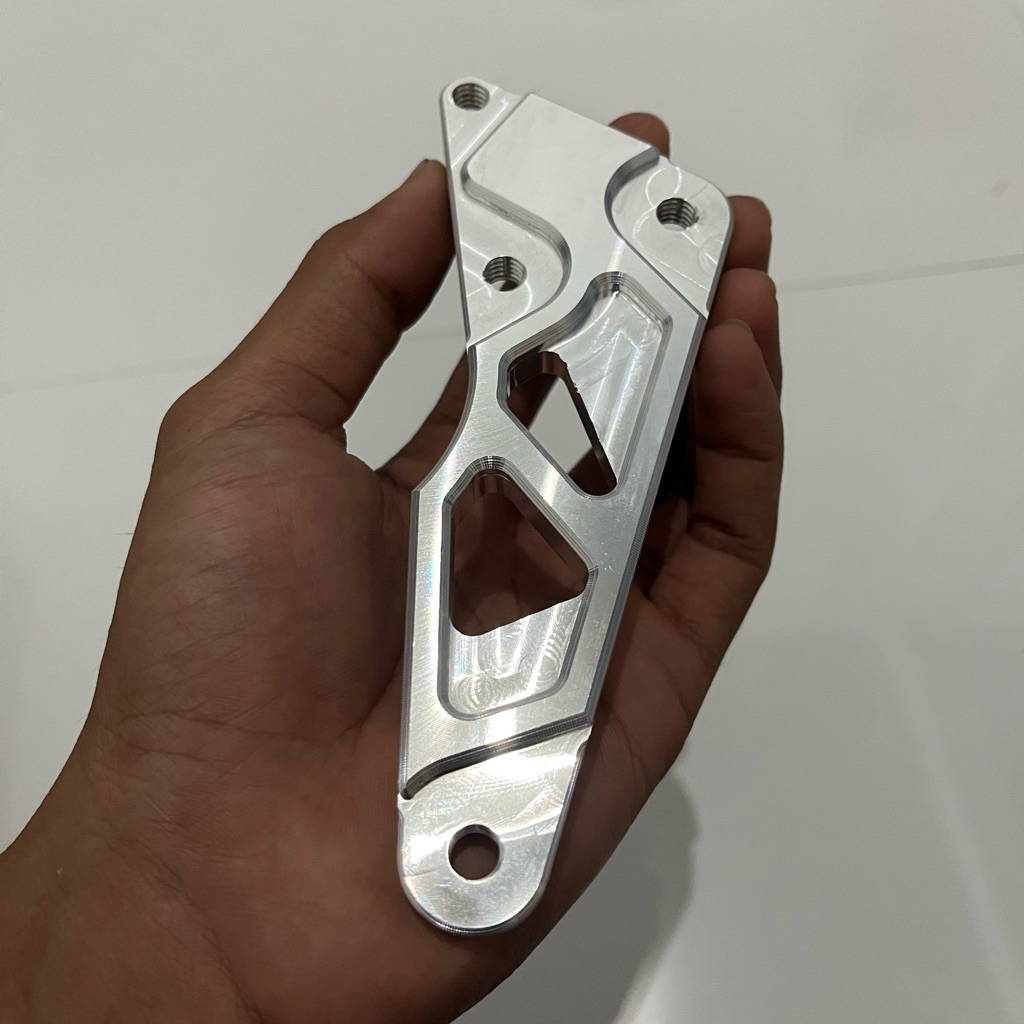 KALIPER 4PISTON Supra X 125Fi Revo abs Revo Injeksi Blade Kaliper Brembo 4piston Set Breket Supra x 