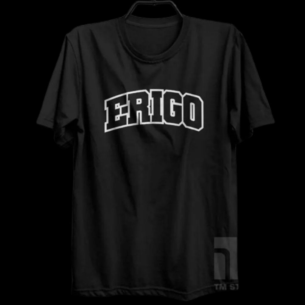Kaos polos hitam erigo