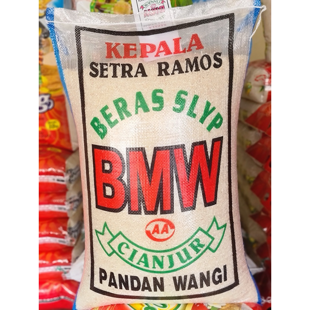 beras merk bmw setra ramos cianjur pulen