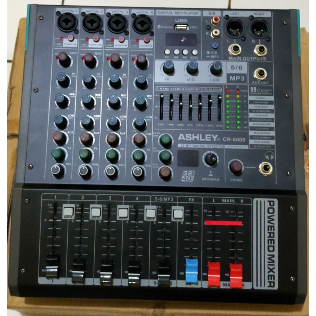 ASLEY CR6000 POWER MIXER